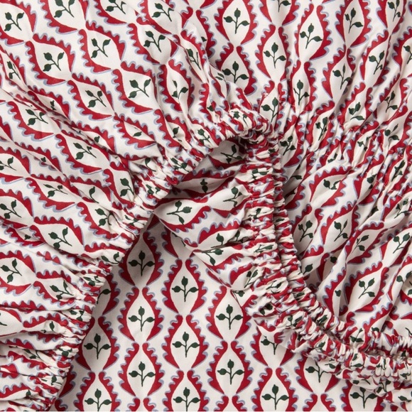 New Threshold King 400 Thread Ct Holiday Performance Sheet Set Woodblock Leaf - Picture 4 of 8